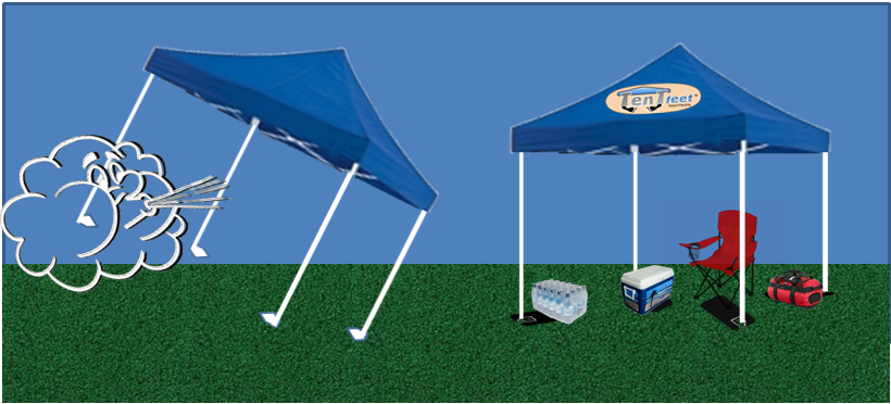 Tent Feet Turf Anchor